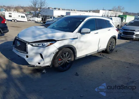 2020 Infiniti Qx50 Luxe Awd z USA, uszkodzony, nr VIN 3PCAJ5M39LF104561